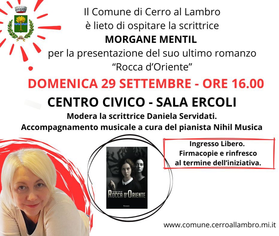 Presentazione letteraria a Cerro al Lambro 29.09.24